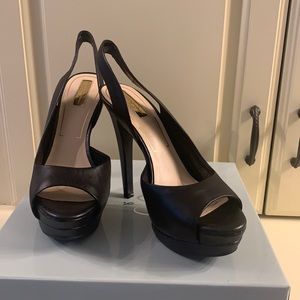 Platform Slingback heel
